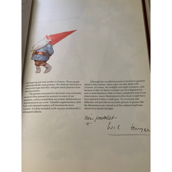 Gnomes First American Edition Hardcover with Dust Jacket 1977 - Picture 10 of 10